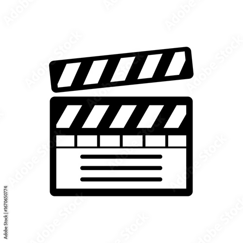 Movie Clapper Board Film Icon