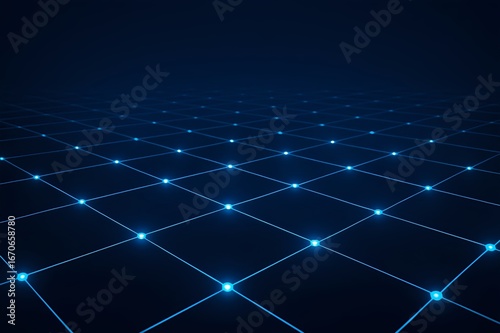 Neon tech grids


