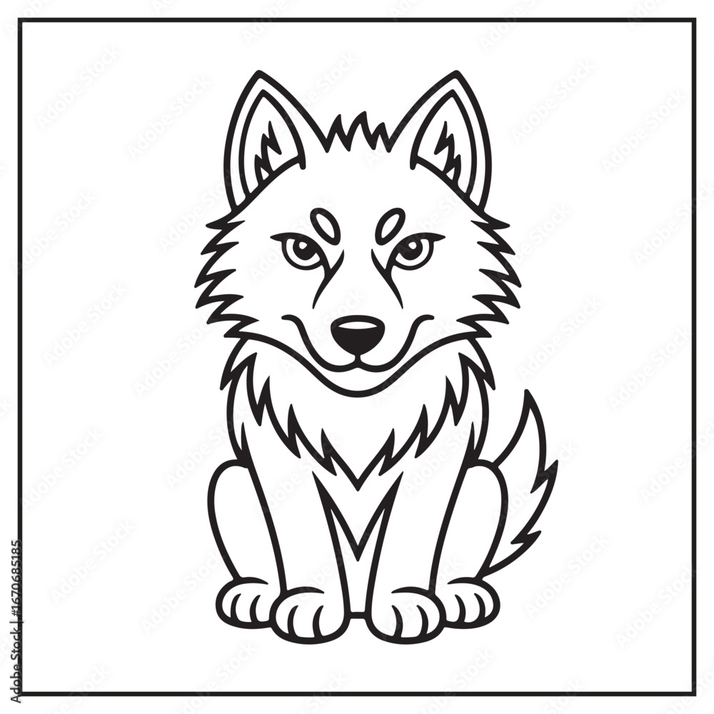 Naklejka premium Tattoo Coloring Pages