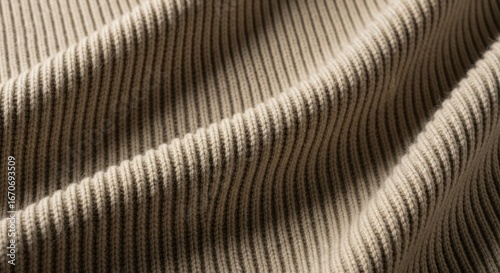 Wallpaper Mural Textured Ribbed Fabric Close Up With Soft Waves Torontodigital.ca