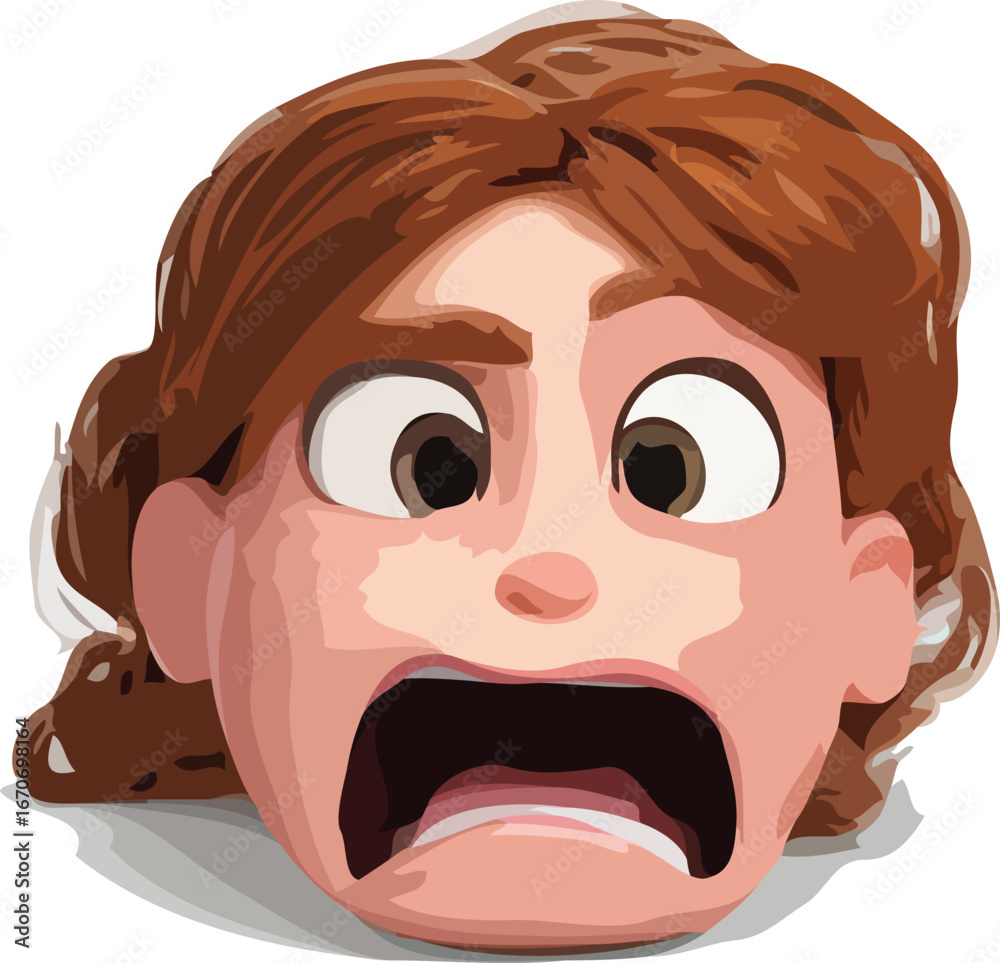 Fototapeta premium funny cartoon character