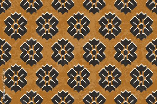 tribal abstract ikat fabric artwork with seamless patterns. Abstract Modern Batik.Aztec geometric art ornament print.Motif ethnic handmade.Ideal for rugs, wallpapers, throws, fabrics and clothing.