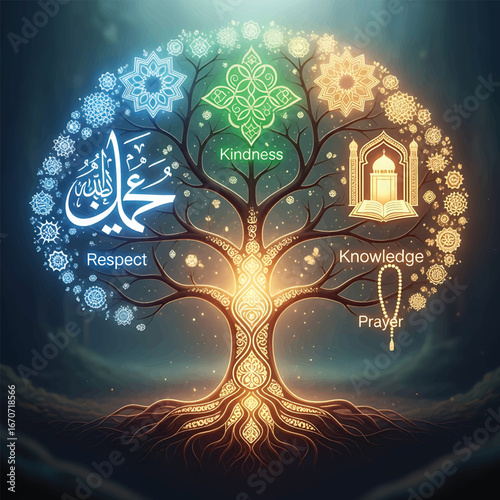 Islamic tree of life values and principles