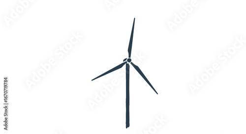 Wind turbine energy renewable power generation sustainable electricity clean future innovation farm on transparent background