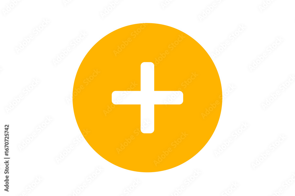 Obraz premium plus icon add attached file concept