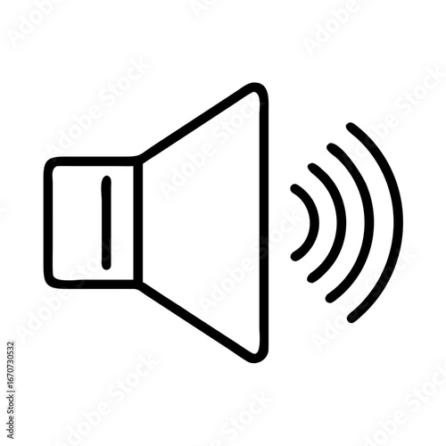 speaker icon vector illustration