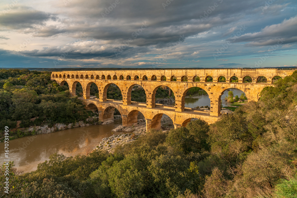 Obraz premium Pont du Gard, Provence, Frankreich
