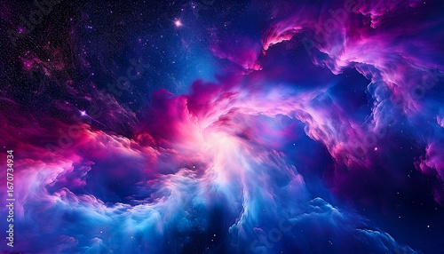 vibrant nebula wallpapers in hd 1080p showcasing swirling cosmic clouds in rich colors like deep blues purples and hints of bright pinks perfect for space lovers
