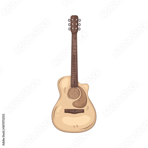 Illustration of guitar