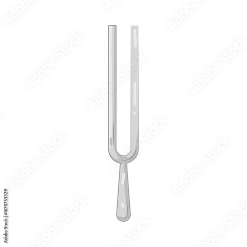 Illustration of Tuning Fork Musical Instrument