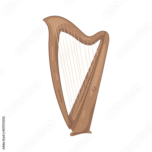 Illustration of harp