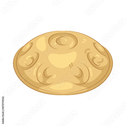 Illustration of Golden Moon Handpan