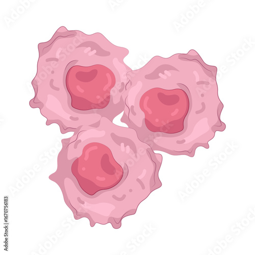 illustration of Breast Cancer Cell 