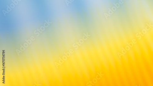 Blue and yellow gradient blurred background.