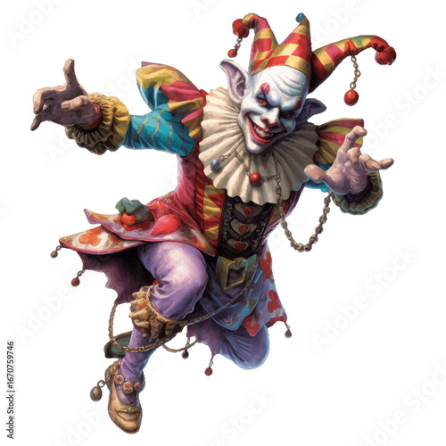 evil jester clown
