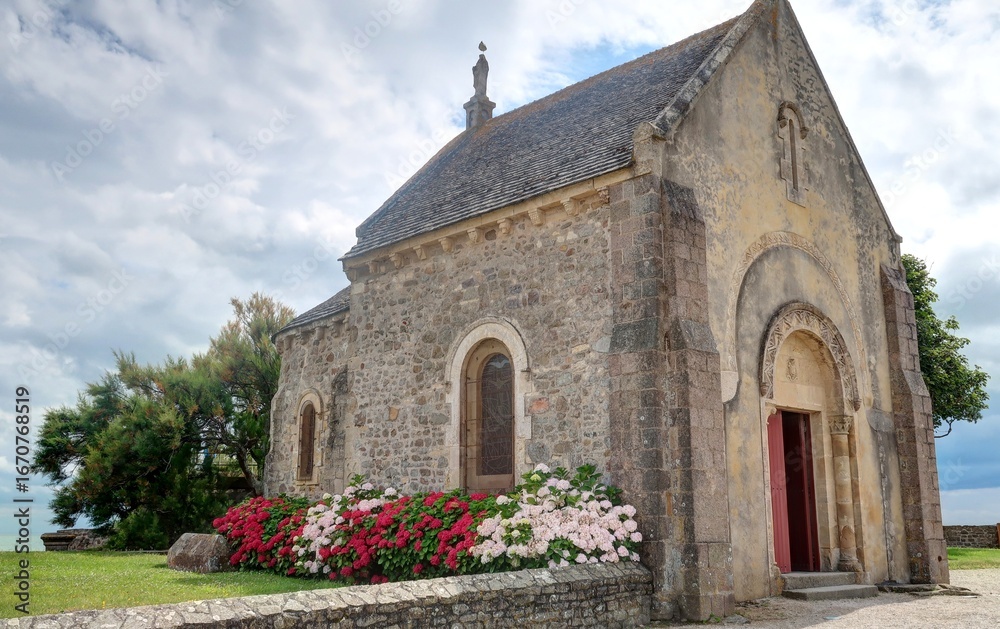Fototapeta premium Saint-Vaast-la-Hougue en Normandie