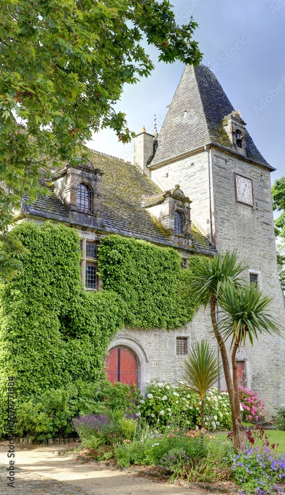 Fototapeta premium Château et jardin des Ravalet à Cherbourg