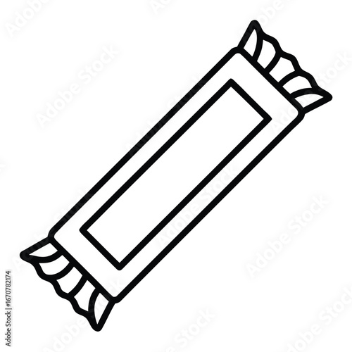 candy bar line art icon