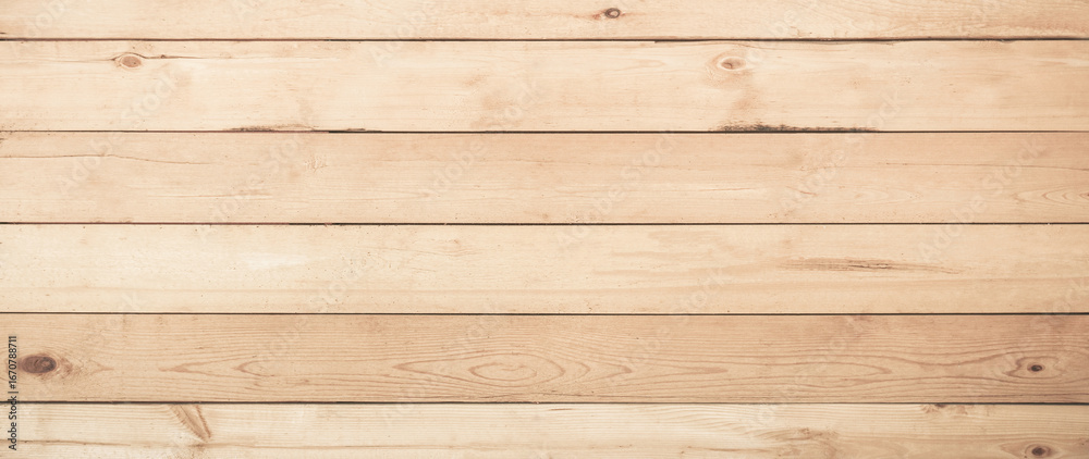 Fototapeta premium Brown wood texture surface background, natural wood surface, grunge wood panels, wood for backdrop, light wooden table with nature pattern and color, Top view abstract background