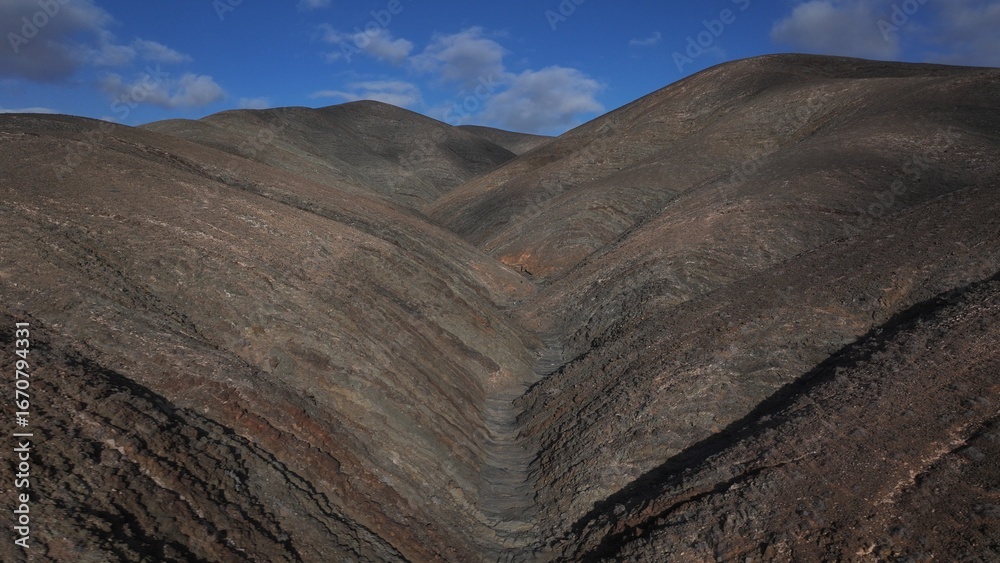 Fototapeta premium Sunset on the north coast of Fuerteventura
