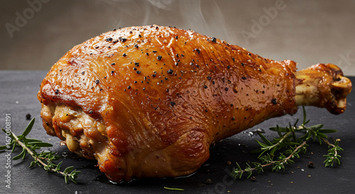 grilled chicken on the grill