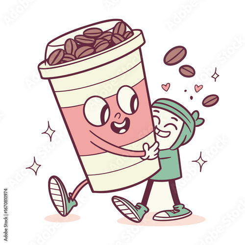 Coffee Addiction vector best creative 
