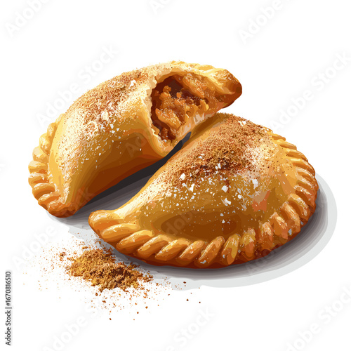 Pumpkin Empanadas with Cinnamon and Sugar