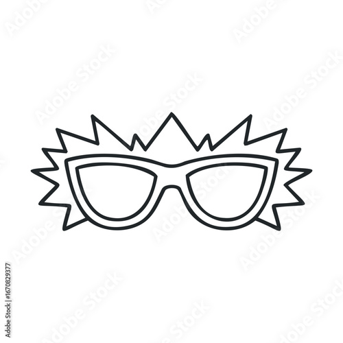 Fun and quirky sunglasses design for summer activities and events