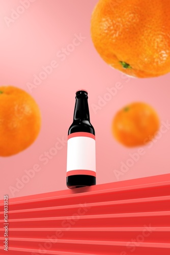 Wallpaper Mural Red and eco-friendly product mockup Torontodigital.ca