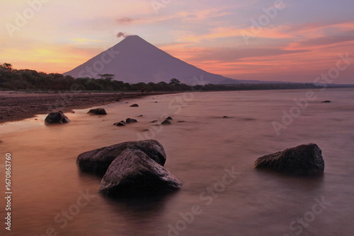 Volcan Concepcion on island Ometepe on lake Nicaragua (Cocibolca), Nicaragua