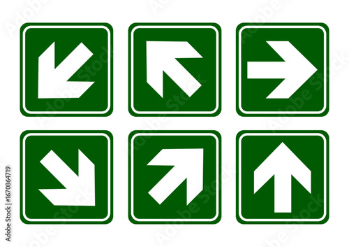 Set icon direction sign right and left arrow indicates direction of movement warning sign Free Download Set icon direction sign right and left arrow indicates direction of movement warning sign - GFXLoad