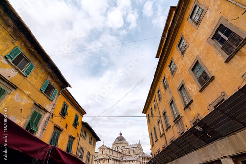 Charming Streets of Pisa with Historical Architecture