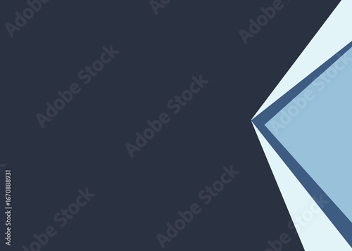 Overlapping Geometric Blue Abstract Background