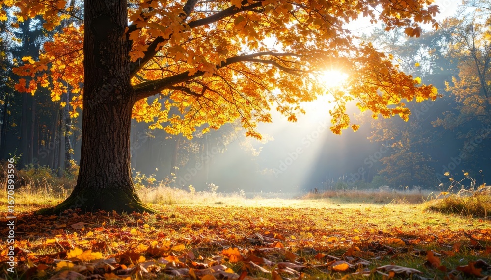 Fototapeta premium Autumn scene