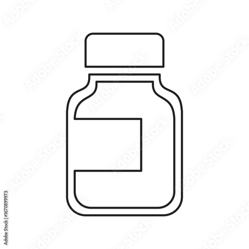 Supplement Bottle Icon