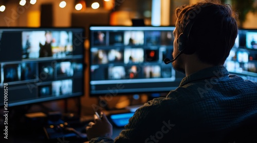 Monitoring and managing live video feeds control room digital content technology environment focused viewpoint professional insight