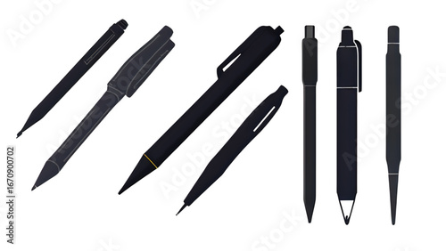 set of pens