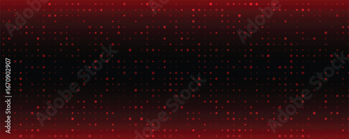 A captivating 3D render featuring abstract waves in a dark theme, inspired by Ethereum Red dots create a dynamic and futuristic digital pattern, ideal for tech-focused projects