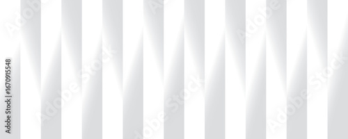 Abstract geometric white and gray color, modern design stripes background with vertical straight lines, gradient pattern. Vector illustration.