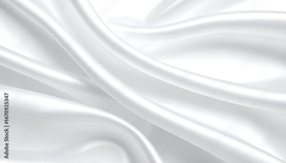 White Silk Drape with Soft Texture. White Silk Drape with Soft Texture.