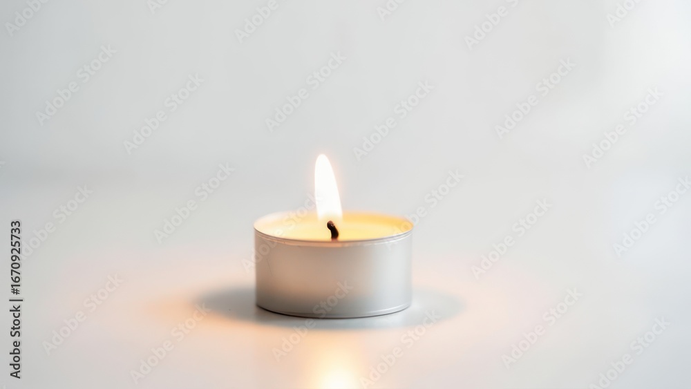 Single tea light candle Single tea light candle