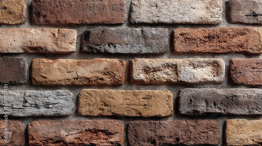Fototapeta premium brick texture, showcasing the timeless beauty and strength of human craftsmanship, evoking feelings of stability, endurance, and the enduring legacy of tradition