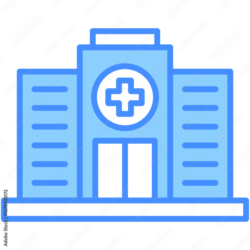 Fototapeta premium Hospital Icon
