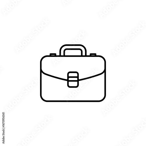 Sophisticated Compact Briefcase in Focus