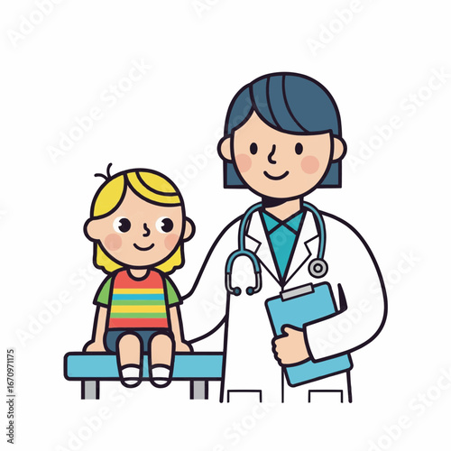 a doctor examined a patient