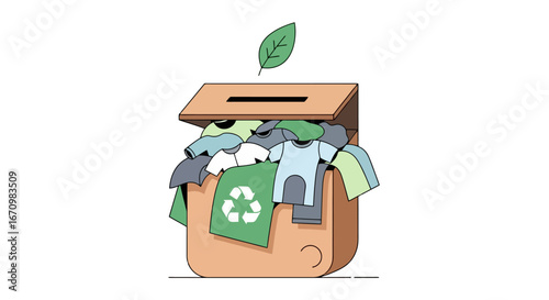Sustainable Fashion Initiative Promoting Garment Recycling and Eco-Friendly Practices for a Circular Economy and Environmental Responsibility