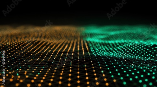Abstract digital landscape