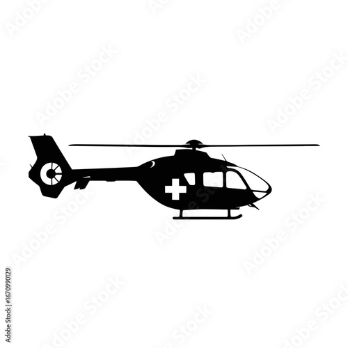helicopter vector illustration