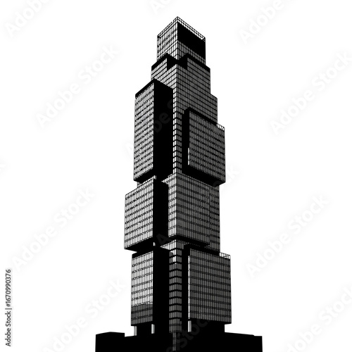 modern office building in hong kong