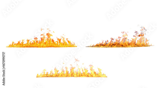 Fire Line on transparent background png